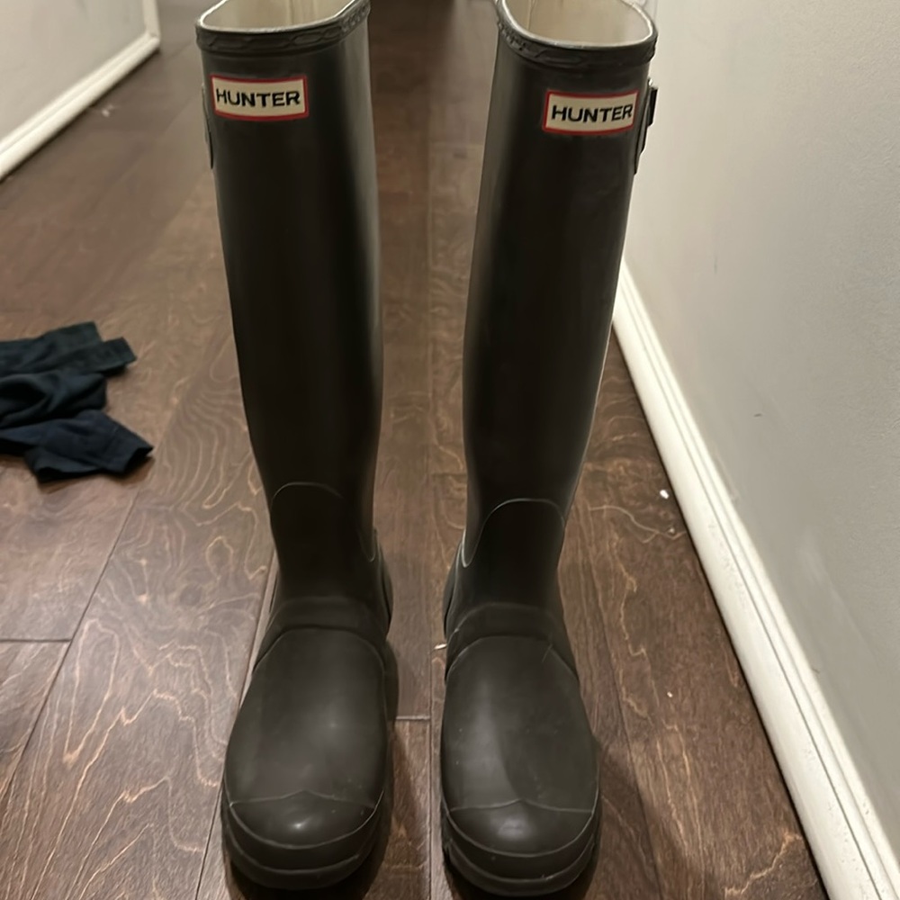 Hunter Rain Boots Brown Size 8 Women